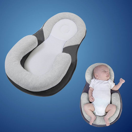 NeoNest | Justerbar babyseng – Mod flad hovedform – Fremmer sund søvn – Lindrer refluks og kolik hos nyfødte