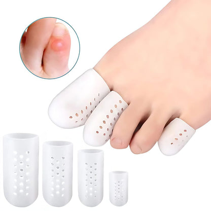 ToeGuard Eksklusiv Comfort SiliconSoft Beskyttelse | Ventileret Silikone til Tæer og Vabler - Smertelindring - Behagelig Fodpleje
