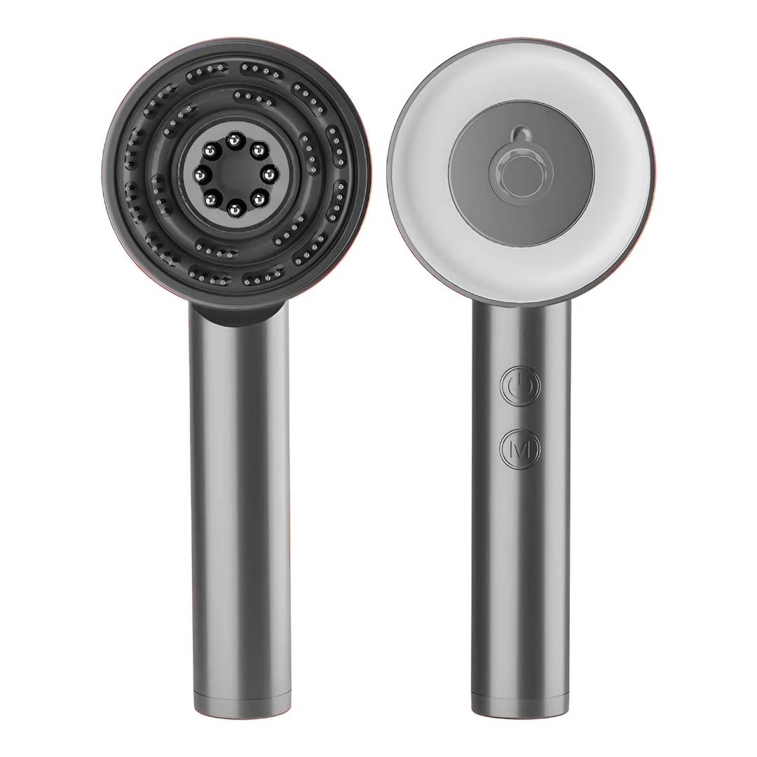 ScalpWunder Eksklusiv | 3-i-1 Hovedbundsmassagebørste – Hårvækststimulator – Vandtæt – Rødt lys terapi – Olie-applikator