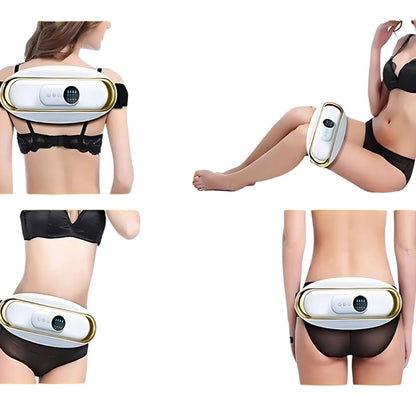 SlimKern Eksklusiv Mave Lipo Fedtforbrænder – Slankebælte med EMS-Vibration & Varmeterapi til Fedtabs og Smertelindring