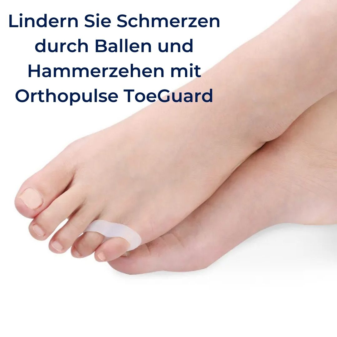 ToeGuard Eksklusiv Ortopædisk Tåseparator | Bunionette-korrektor til lille tå, Hallux Valgus, Hammertå & Tåjustering