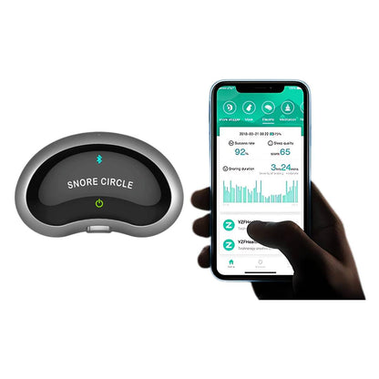SilentLuft Eksklusiv | Anti-Snorke-enhed – Bedre søvn – Snorkesensor – Muskelstimulation – USB-genopladelig – Komfortabel & bærbar