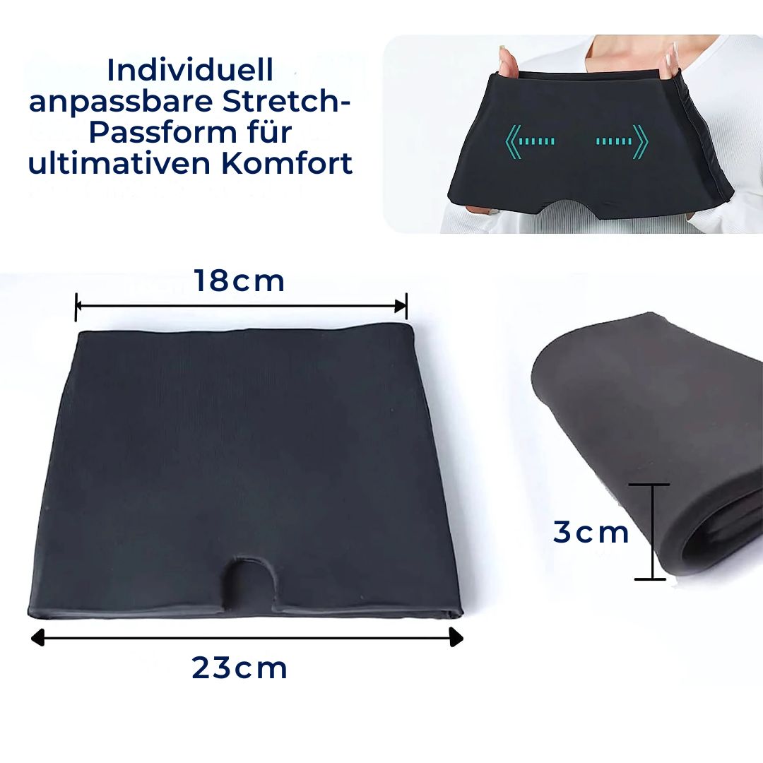 MigraSoothe Eksklusiv Gelhætte – Sofortlindring ved Hovedpine & Migræne | Kølende Komfort – Trykbehandling – Lysafskærmning