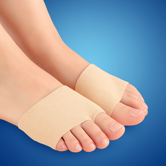 CushionFlex Eksklusiv Forfodsskydd | Silikongelpude - Dæmper Stød - Smertelindring - Ved Metatarsalgi - Daglig Komfort