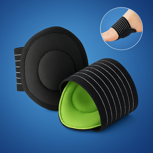 FußFlex Eksklusiv Fodsvangestøtte til lindring af plantar smerter | Støtter og øger komforten ved gang, løb og stående