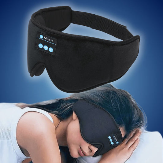DreamSounds Eksklusiv Bluetooth-Sovemaske med Indbyggede Hovedtelefoner | Til Rejser, Meditation og Lysblokering