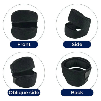 FlexiKnee Eksklusiv Multifunktionel Knæbind | Justerbar Kompression til Smertelindring & Forebyggelse af Ledbesvær