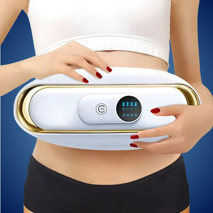 SlimKern Eksklusiv Mave Lipo Fedtforbrænder – Slankebælte med EMS-Vibration & Varmeterapi til Fedtabs og Smertelindring